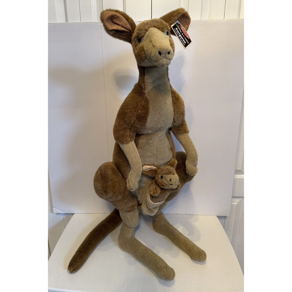 Melissa and Doug 34" posable Kangaroo with Joey Brand new with tags